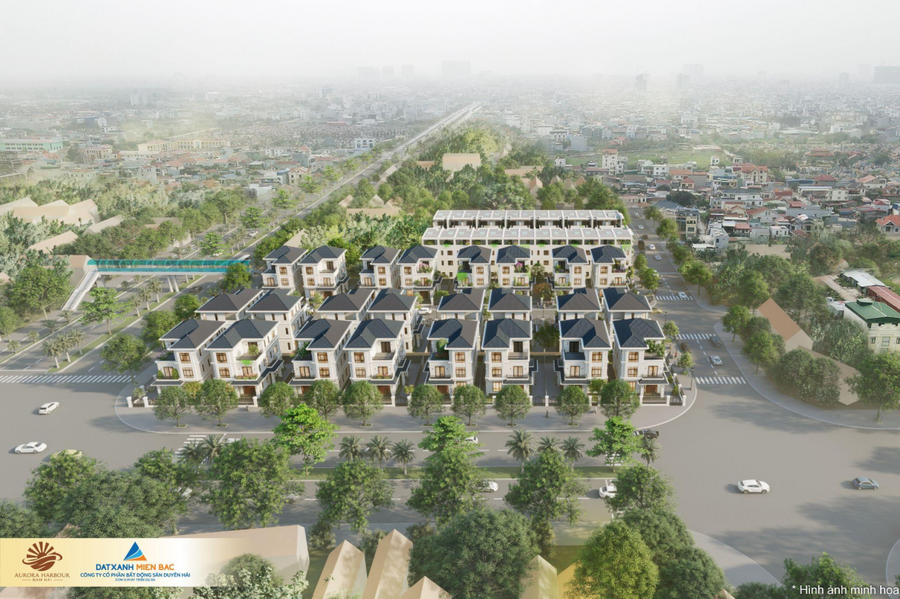 Hình 3D phối cảnh dự án Aurora Harbour Nam Hải