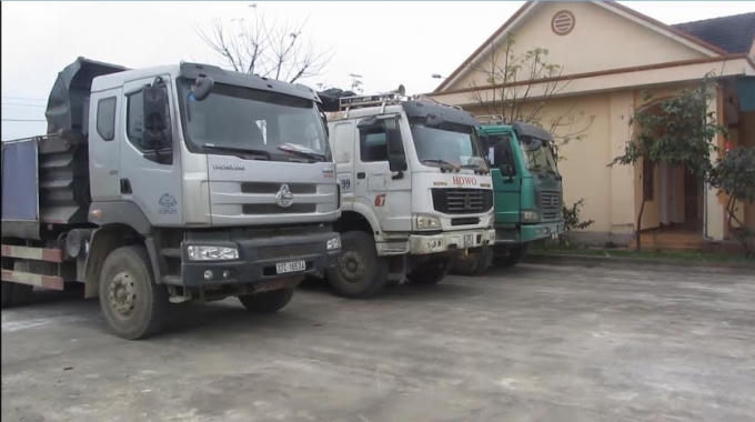 Một số xe đã bị bắt cơ quan CA tạm giữ để điều tra.