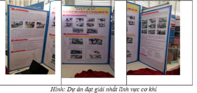 Một trong những dự án đạt giải tại cuộc thi.