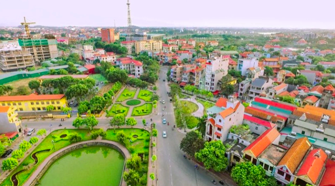 Thành phố Phúc Yên, Vĩnh Phúc dự kiến sáp nhập phường Trưng Trắc và phường Trưng Nhị thành phường mới Hai Bà Trưng (Ảnh: Bách Xanh).