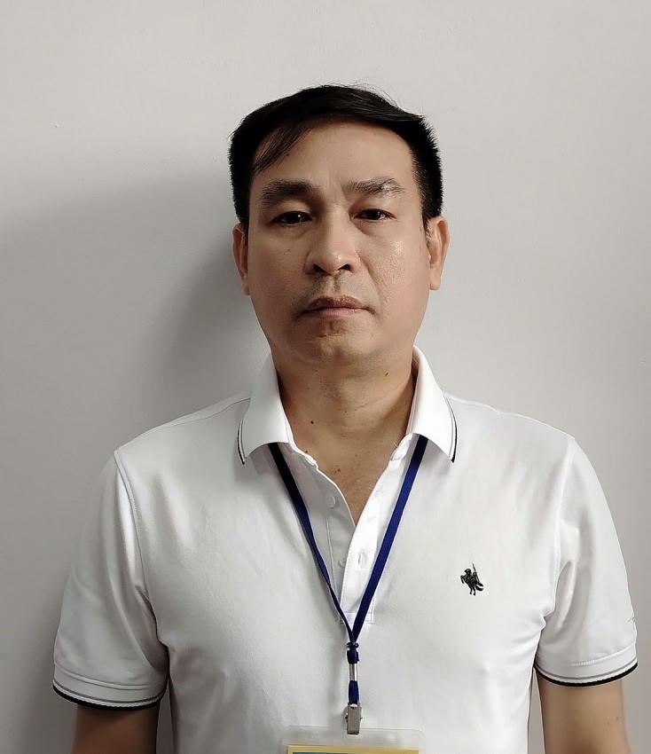 Đối tượng Nguyễn Văn Phước tại cơ quan Công an