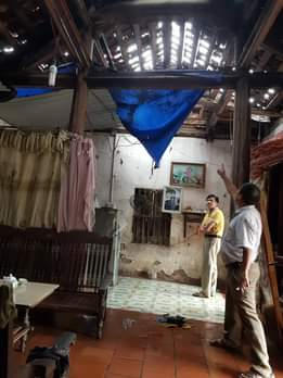 Gia đình anh Dương giờ đang phải đi thuê trọ, vì người khác cố ý đập phá tài sản.