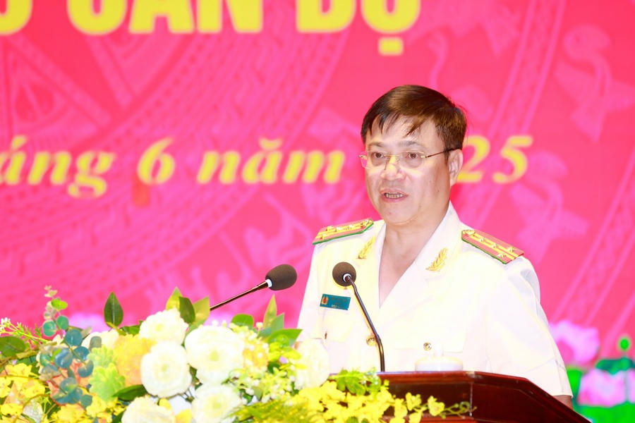 Tân Giám đốc Công an tỉnh Nghệ An Đinh Viết Dũng.