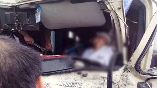 Hiện trường vụ&nbsp;tai nạn.