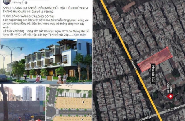 TP HCM: Cảnh báo dự án “ma” Đất vàng LeGa Fashion quận 10