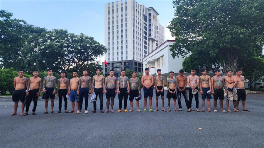 Các đối tượng trong vụ án. Ảnh: Bộ Công an