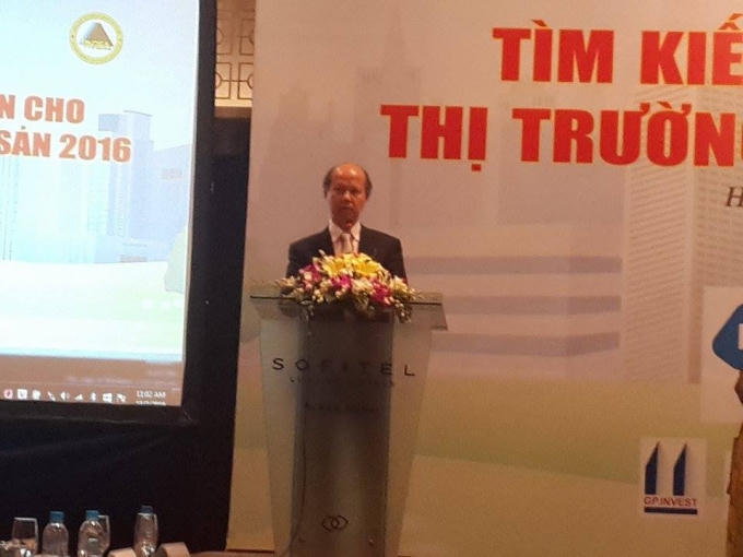 Ông Nguyễn Trần Nam - Chủ tịch Hiệp hội BĐS Việt Nam.