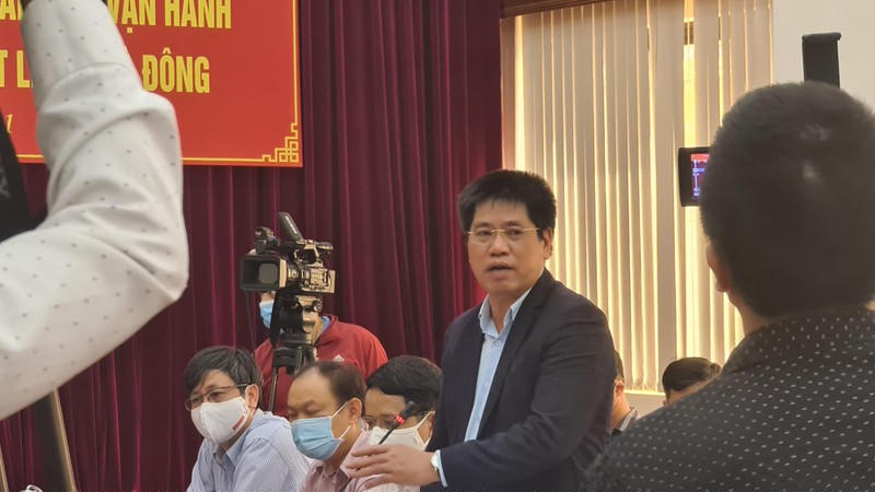 Ông Vũ Hồng Phương, Giám đốc Ban Quản lý dự án đường sắt.
