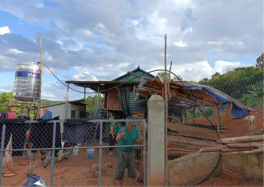 Nơi sinh sống của ông Cà Văn Nọi tại phường Chiềng Sinh, TP Sơn La.