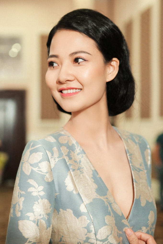 Nụ cười tỏa nắng của Trần Thị Quỳnh - Photo: Kim Bánh Trôi Nước