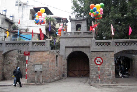 Diện mạo sau khi được trùng tu của Ô Quân Chưởng. Ảnh Tiền Phong.