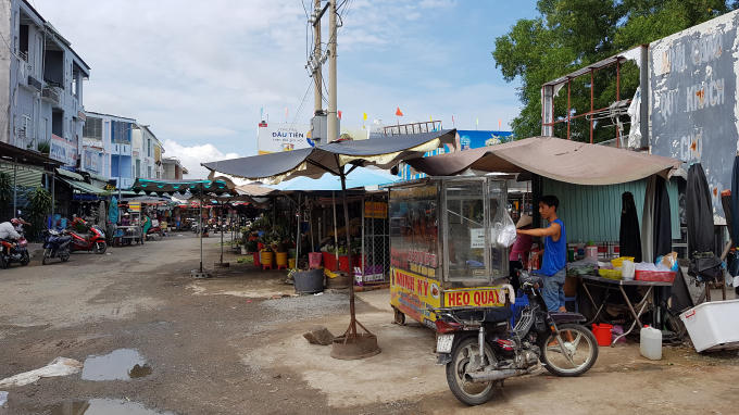 Một góc chợ Đại Phước.