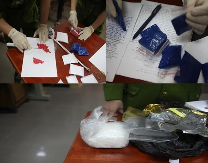 Số tang vật bị thu giữ.