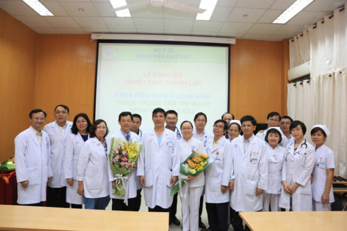 Khoa Điều trị rối loạn nhịp sẽ góp phần nâng cao chất lượng khám chẩn đoán, điều trị và ngăn ngừa các bệnh lý rối loạn nhịp tại Bệnh viện Chợ Rẫy.