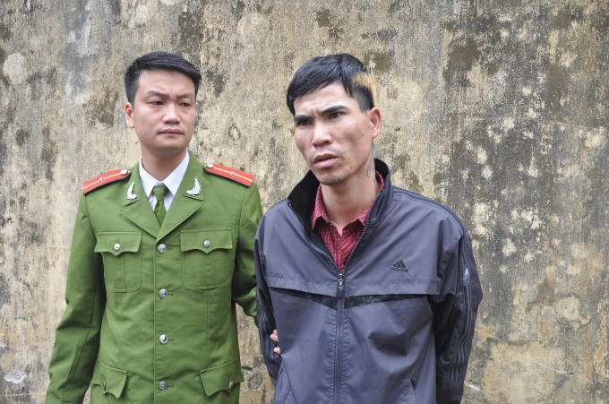 Đối tượng tại cơ quan điều tra.