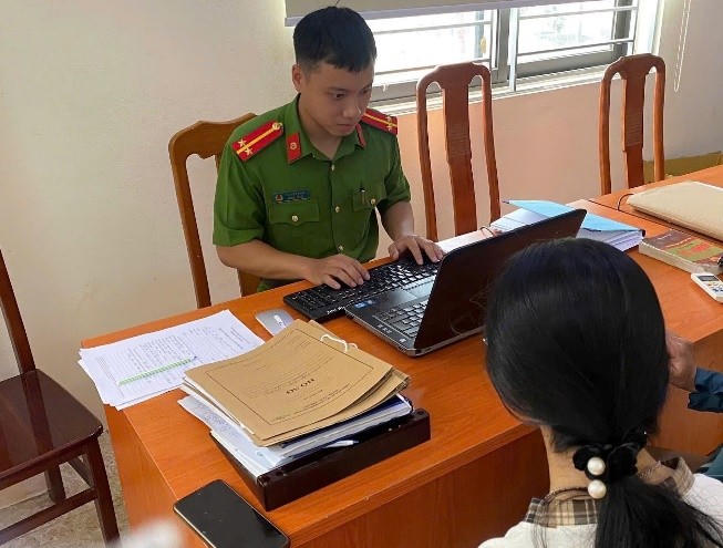 Công an xã Bình Minh, TP Hà Nội đã giải cứu nữ sinh khỏi bẫy “bắt cóc online”. (Ảnh: Công an TP Hà Nội)