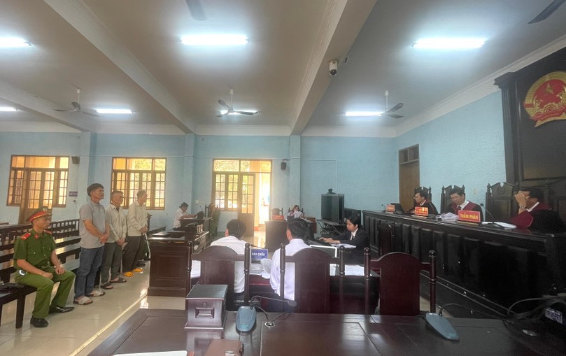 Tại phiên tòa các bị cáo vẫn giữ nguyên kháng cáo kêu oan