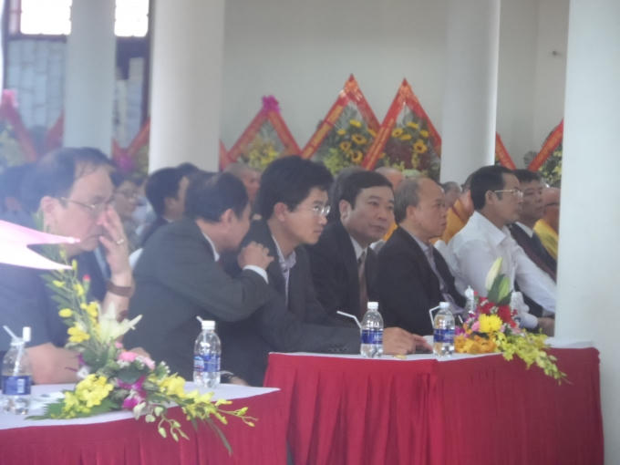 Chùa Đại Giác luôn nhận được sự quan tâm của các vị lãnh đạo Trung Ương và địa phương.