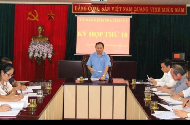 Cách chức vụ trong Đảng đối với nguyên Trưởng Công an TP Chí Linh