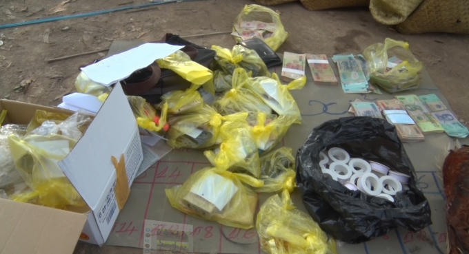 Tang vật cơ quan công an thu giữ.