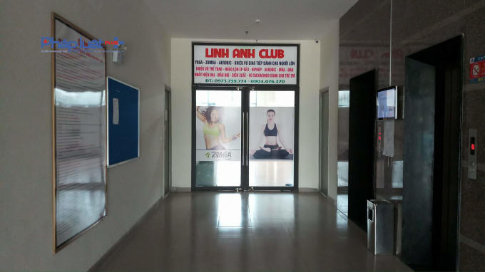 Khu vực tầng 1 được cho thêu kinh doanh dịch vụ