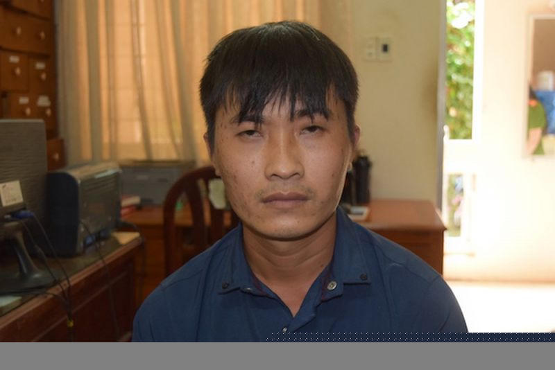 Đối tượng Thanh tại cơ quan Công an