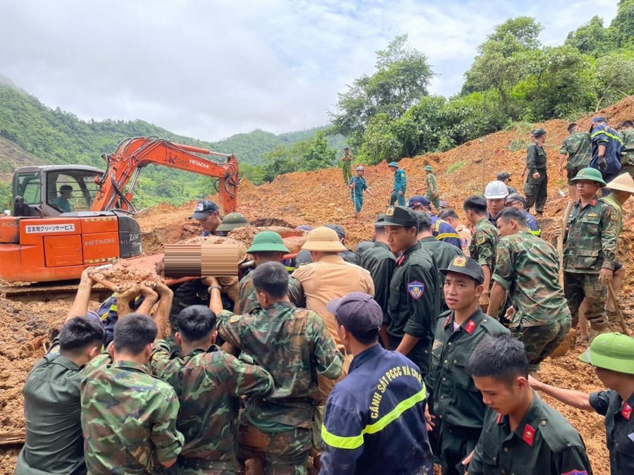 Mưa lớn và sạt lở đất tại tỉnh Hà Giang khiến 11 người tử vong, 1 người mất tích và 4 người bị thương. Ảnh: Cổng thông tin điện tử tỉnh Hà Giang.