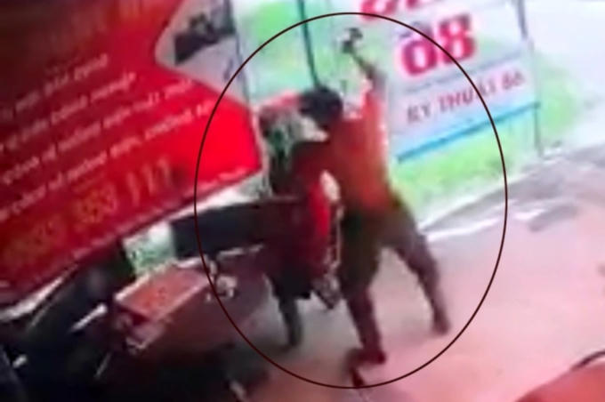 Hiện trường vụ án mạng.