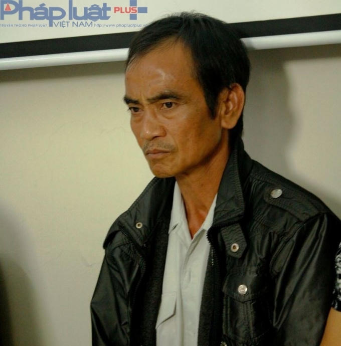 Ông Huỳnh Văn Nén trao đổi với PV Pháp luật Plus.