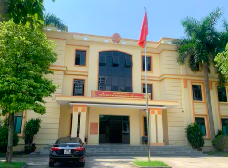 Trụ sở TAND thành phố Vĩnh Yên.