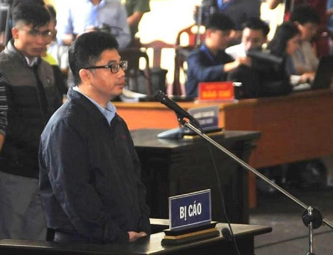 Bị cáo Nguyễn Văn Dương tại tòa.