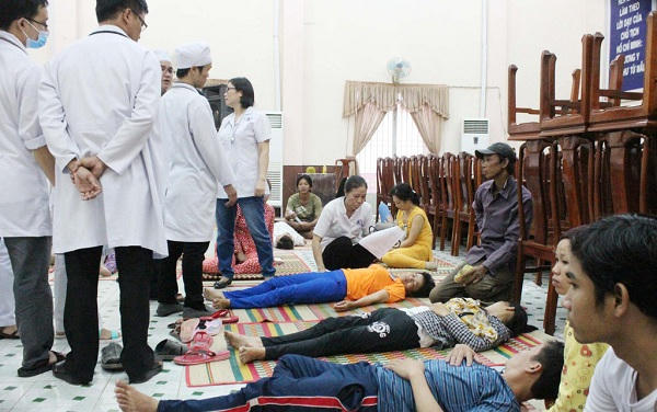 76 bệnh nhân bị ngộ độc thực phẩm sau khi được kiểm tra sức khỏe cho kết quả tốt cũng đã được Bệnh viện cho xuất viện. Ảnh Internet.