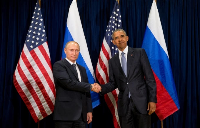 Tổng thống Nga Vladimir Putin và Tổng thống Hoa Kỳ Barack Obama (Ảnh: AP)