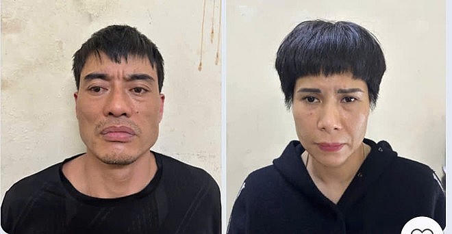Hai đối tượng bị bắt giữ.
