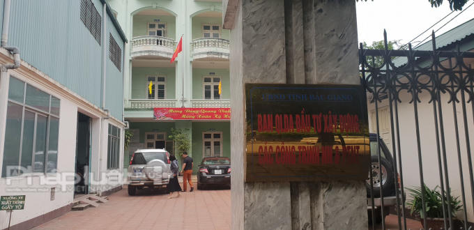 Trụ sở BQL dự án các công trình Nông nghiệp Bắc Giang. Ảnh Chí Kiên.