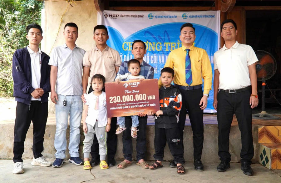 Chỗ dựa vững chãi cho tương lai của gia đình 3 em nhỏ.