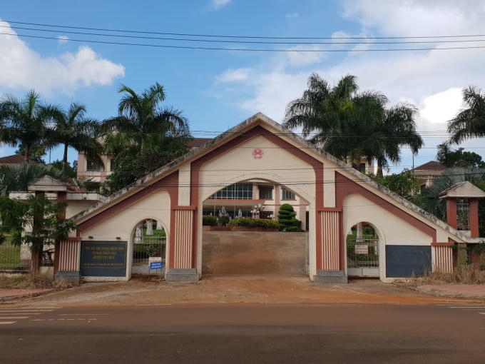 UBND huyện Tuy Đức, nơi ông Huân làm Phó chủ tịch (Ảnh: Ngọc Hùng).