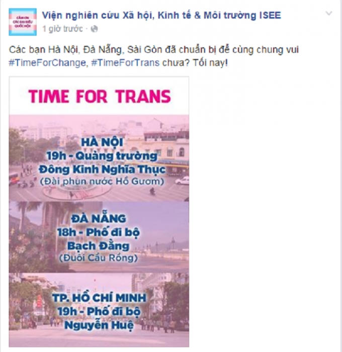 Kế hoạch ăn mừng tại các điểm cầu Hà Nội - Đà Nẵng - Huế.