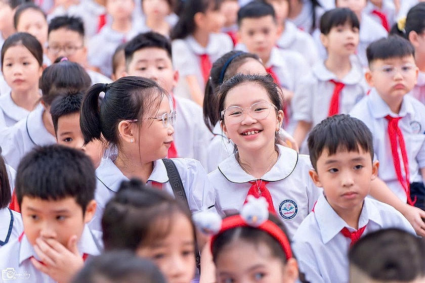 Miễn học phí cho học sinh từ mầm non tới THPT từ năm học 2025 - 2026. (Ảnh: M.Minh)