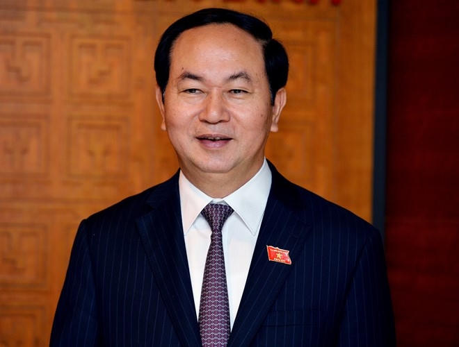 Chủ tịch nước Trần Đại Quang.