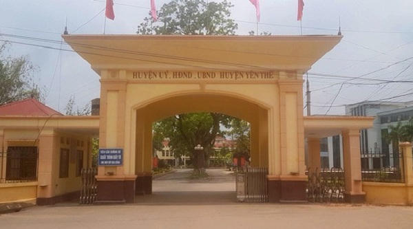 Trụ sở UBND huyện Yên Thế.