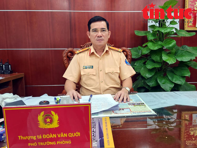Thượng tá Đoàn Văn Quới, Phó trưởng Phòng CSGT (PC08, Công an TP Hồ Chí Minh).