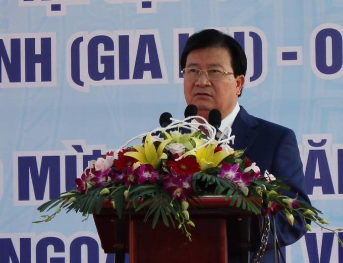 Phó Thủ tướng Trịnh Đình Dũng phát biểu tại buổi lễ