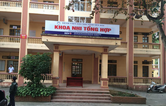 Bệnh viện Sản nhi Yên Bái - nơi xảy ra sự cố 2 bác sĩ bị hành hung dã man (Người lao động)