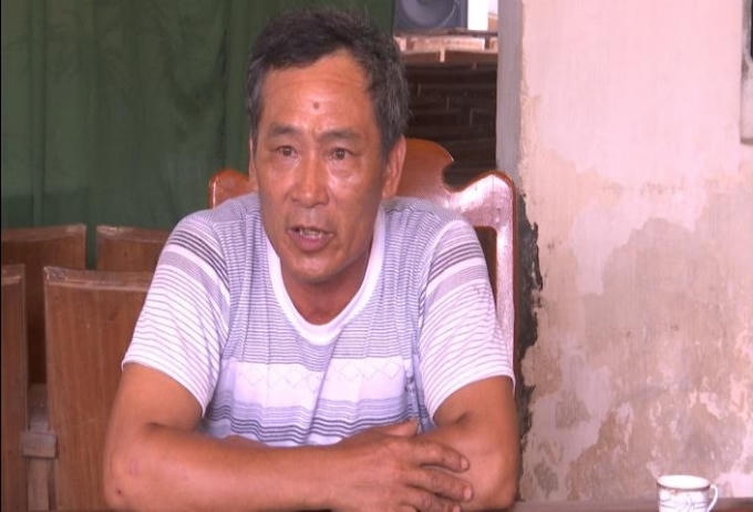 Ông Đỗ Đức Dũng, ngư dân thôn Lỗ Trường (xã Thụy Trường, huyện Thái Thụy, tỉnh Thái Bình) nêu ý kiến tại buổi làm việc.
