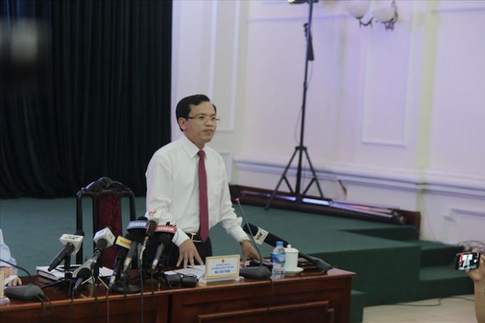 Đại diện Bộ Giáo dục và Đào tạo thông tin về việc lọt đề thi môn Vật lý.
