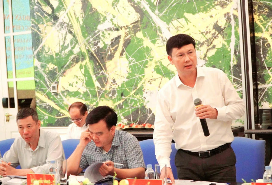 Ông Ngô Thế Hiên - Phó Vụ trưởng Vụ Kế hoạch Tài Chính thuộc Bộ Nông nghiệp và Môi trường phát biểu