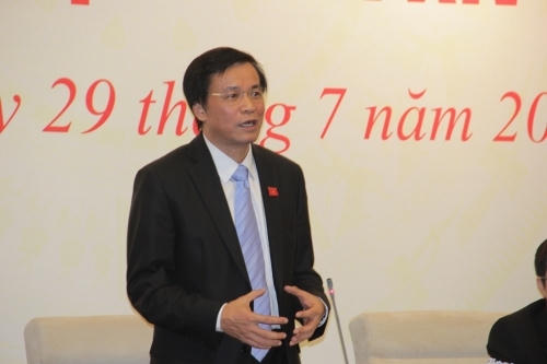 Tổng thư ký Nguyễn Hạnh Phúc trả lời báo chí liên quan đến ông Võ Kim Cự
