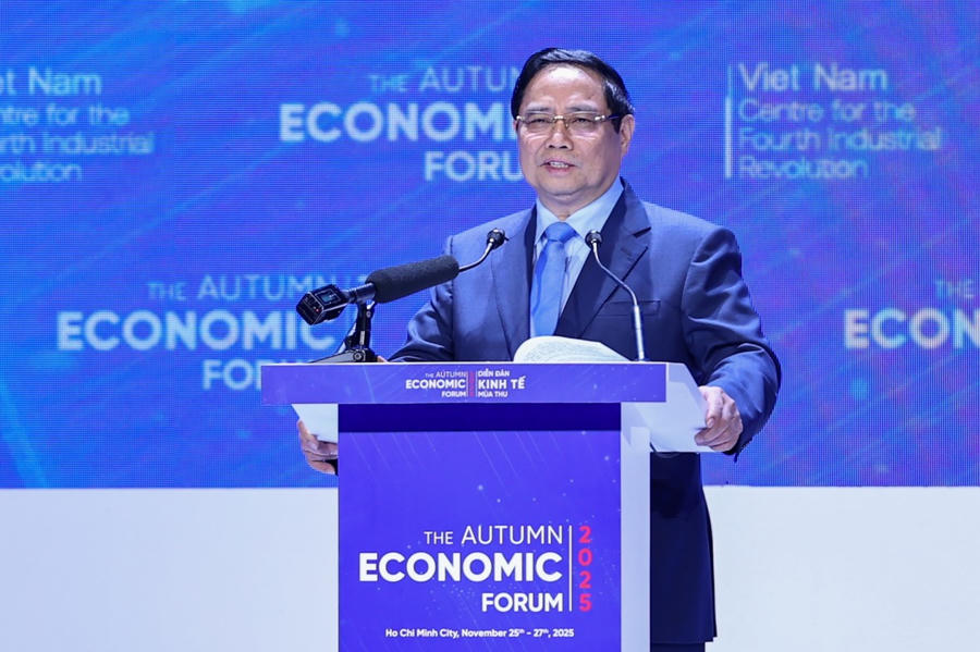 Thủ tướng Chính phủ Phạm Minh Chính phát biểu tại Diễn đàn.