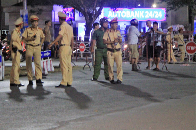 Lực lượng Công an  được huy động tối đa, đảm bảo an ninh trật tự sau trận đấu.